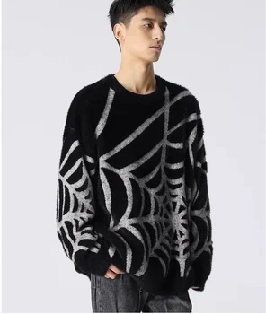 A08156 Модные мужские свитера 2023 для подиума, роскошный известный бренд, европейский дизайн, мужская одежда для вечеринок