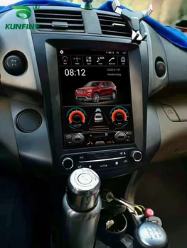 Экран Tesla Восьмиядерный 4 ГБ ОЗУ 64GM ПЗУ Android 10,0 Автомобильный DVD GPS Плеер Бесстекольный Автомобильный стерео Для Toyota RAV4 2008-2012 Радио