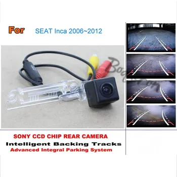 Динамическая камера Smart Tracks Tragectory Camera/Для SEAT Inca 2006 ~ 2012 HD CCD Интеллектуальная динамическая камера заднего вида для парковки автомобиля