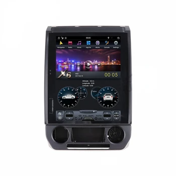Автомобильный DVD-плеер Android 9 Tesla style GPS Навигация Для Ford F150 2015-2019 авторадио плеер мультимедийный магнитофон Головное устройство