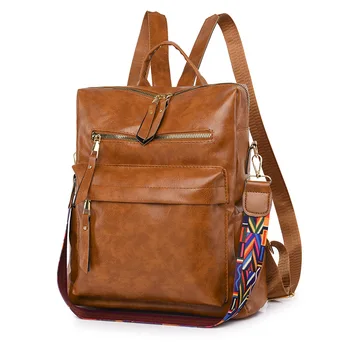 2022 Новый женский рюкзак, высококачественный кожаный рюкзак, многофункциональные сумки через плечо, школьные сумки для девочек-подростков, рюкзак Mochila