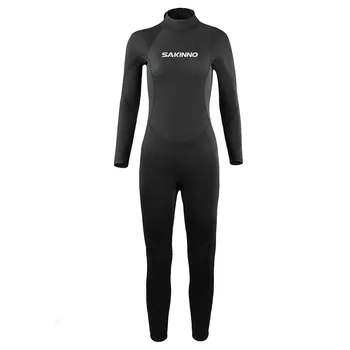 Костюм для серфинга Цельный гидрокостюм 2 мм Женский водолазный костюм из неопрена с длинным рукавом для подводного плавания, серфинга, плавания, сохраняющий тепло для занятий водными видами спорта