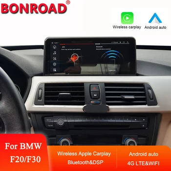 Bonroad Andorid 11 Автомобильный Радио Мультимедийный Плеер Для BMW Серии 1 2 3 4 F20 F21 F22 F30 F31 F32 F33 F34 F36 Блок GPS Carplay