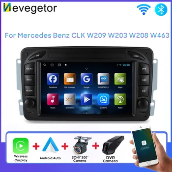 Android для Mercedes Benz CLK W209 W203 W208 W463, Автомобильная мультимедийная система с радио Плеер без 2din DVD Стерео CarPlay Головное устройство