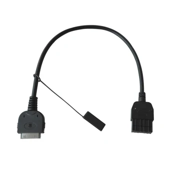 Новый черный порт входного интерфейсного кабеля Aux, подходящий для Infiniti Nissan Ipod 284H2-Zt50A