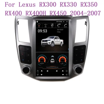 Автомобильный Мультимедийный Плеер Android В Стиле Tesla Для Lexus RX300 RX330 RX350 RX400 RX400H RX450 2004-2007 Автомагнитола Авто Стерео