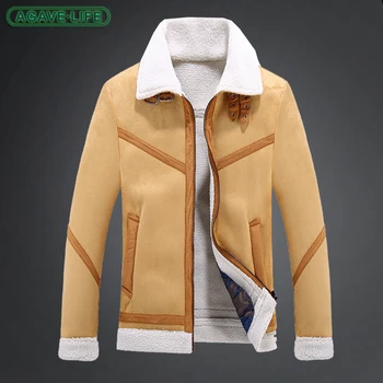 Осенне-зимняя куртка, мужская военная форма, толстое теплое пальто из овечьей шерсти, мужская однотонная флисовая куртка, мужские тактические уличные куртки