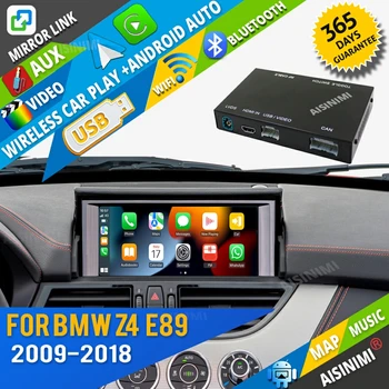 Беспроводной Apple Carplay AISINIMI для BMW Z4 E89 2009-2018 Android Auto Module Air play Mirror Link