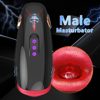 Автоматический мастурбатор для мужчин, глубокий минет, вибрационная секс-машина для мужской мастурбации, секс-игрушки для взрослых для мужчин, Товары 18
