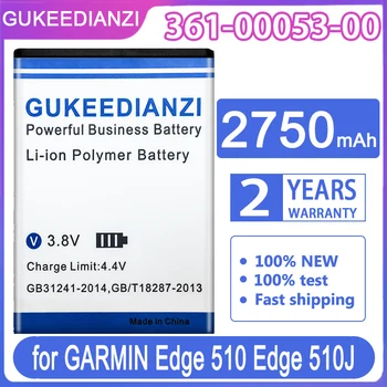 Сменный аккумулятор GUKEEDIANZI 361-00053-00 2750 мАч для GPS GARMIN Montana 650 650T 600 VIRB