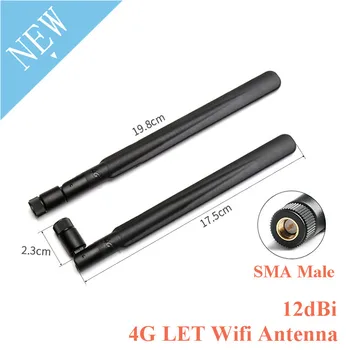 4G LET Wifi Антенна 12dBi С Высоким Коэффициентом Усиления SMA Мужская Всенаправленная Антенна Маршрутизатор 700-2700 МГц Модем для 3G 4G GSM GPRS
