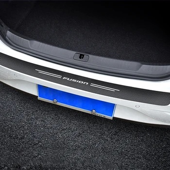 Наклейка на дверь автомобиля, украшение багажника из углеродного волокна для Ford FUSION Auto Accessories