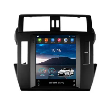 5GLTE + WIFI Android 12 для TOYOTA Prado 2014-2017 Мультимедийный стерео автомобильный DVD-плеер Tesla type Навигация GPS Радио
