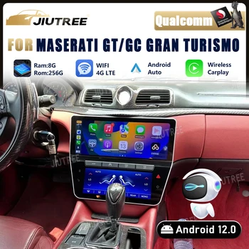 Android 12 С Двойным Экраном 8G + 256G Автомобильное Радио Для Maserati GT GC Gran Turismo GPS Навигация Мультимедийный Плеер Головное Устройство Auto Carplay
