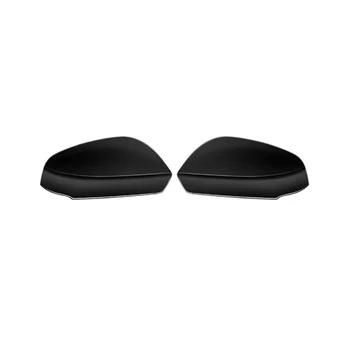 Автомобильные Яркие черные чехлы для боковых зеркал, крышка бокового зеркала заднего вида для Toyota Alphard 40 серии 2023 +