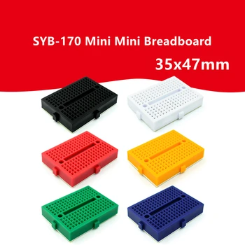 SYB-170 Mini Мини-Макетная Плата Экспериментальная Доска Печатная плата С Отверстием Доска 35x47 мм Цвет