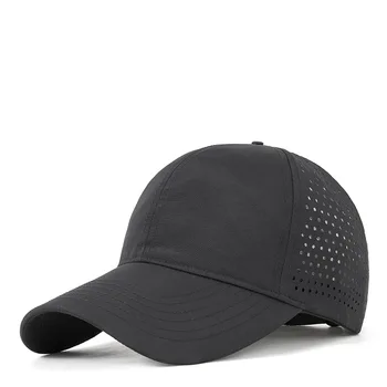 Быстросохнущая шляпа Lu-u, впитывающая пот, Спортивная солнцезащитная шляпа с утиным язычком, мужская и женская тонкая солнцезащитная шляпа, бейсбольная шляпа