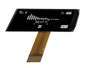 maithoga 1,71-дюймовый 18-контактный SPI Белый OLED-экран с винтиком SSD1312 Drive IC 128 * 32