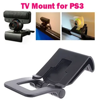 Для PS EYE TV, зажим для крепления, подставка для PS3 MOVE, камера Xbox, игровой контроллер, фиксированный кронштейн, аксессуары для камеры, черный