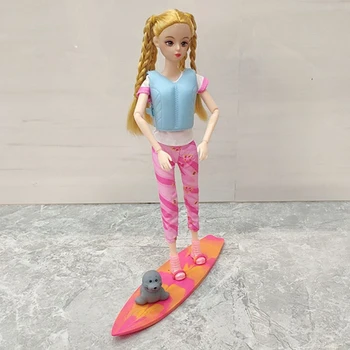 1 комплект 1: 12 Кукольный домик Миниатюрная имитационная доска для серфинга Модель обуви Игрушка DIY Аксессуары для детей