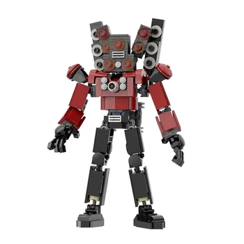 Titan Sound Man Moc Mecha Fighting Warfare Soldier Роботы Сборка моделей из мелких частиц Строительные Блоки Игрушки для детей Кирпич