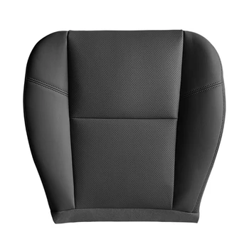 2X Подушка сиденья из искусственной кожи спереди и со стороны водителя Нижняя крышка сиденья для Cadillac Escalade 2007-2014 Черный