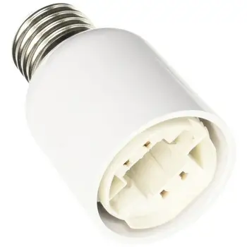 Огнестойкий пластиковый преобразователь E27 в G24, Светодиодная лампа, цоколь, цоколь лампы, держатель крышки, адаптер, конвертер