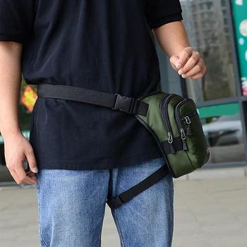Велосипедная походная поясная сумка, нейлоновая походная набедренная сумка, многоцелевое использование, дизайн большой емкости для путешествий на открытом воздухе, повседневный рюкзак для кемпинга