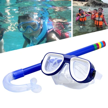 Детские очки для плавания с аквалангом, прочная универсальная маска для дайвинга, плавательные очки для детей, высококачественная защита от запотевания.
