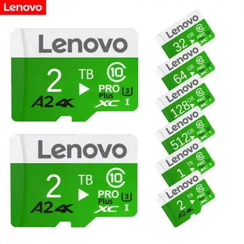 Lenovo 2 ТБ 128 ГБ SD Карта памяти Высокоскоростная TF Карта Класса 10 4K Ultra-HD Видео A2 Карта SD/TF Флэш-карта памяти Для Стола Дрона