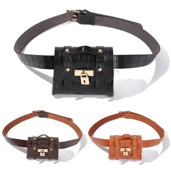 Новая мини-поясная сумка с крокодиловым принтом, женская маленькая сумка через плечо, модная поясная сумка, Портативный кошелек для девочек