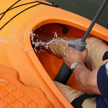 НОВЫЙ 46-сантиметровый портативный ручной насос для каяка, Плавающий ручной трюмный насос, принадлежности для аварийно-спасательных работ на открытом воздухе
