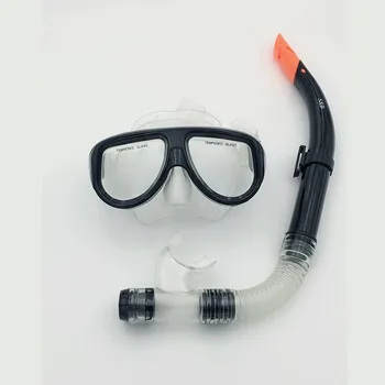 Очки для дайвинга Дыхательные трубки Наборы для подводного плавания Подводное плавание с маской и трубкой Три Сокровища Дайвинг Плавание ПВХ Приморский Подводный Прозрачные Линзы