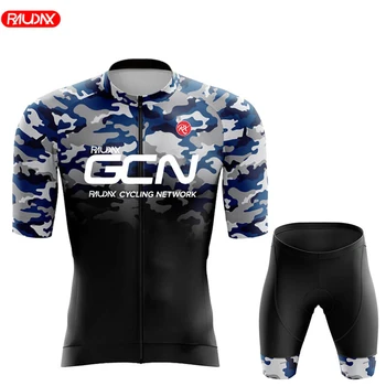 2023 Raudax Gcn Велоспорт Джерси Комплект Летняя Велосипедная Одежда С Коротким Рукавом Одежда Для Езды На Горном велосипеде MTB Maíllot Ciclismo Hombre