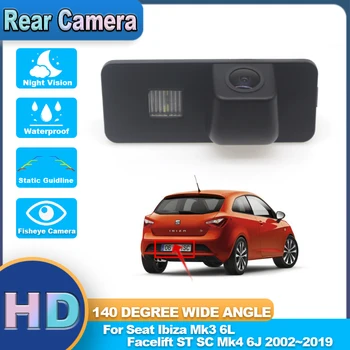Камера заднего Вида Ночного Видения Камера Заднего Вида Автомобильная Резервная Камера HD CCD Для Seat Ibiza Mk3 6L Facelift ST SC Mk4 6J 2002 ~ 2019