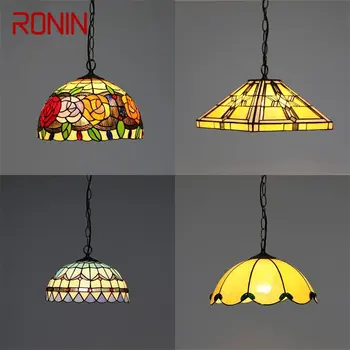 Подвесной светильник RONIN Tiffany, современные светодиодные креативные светильники, декоративные для дома