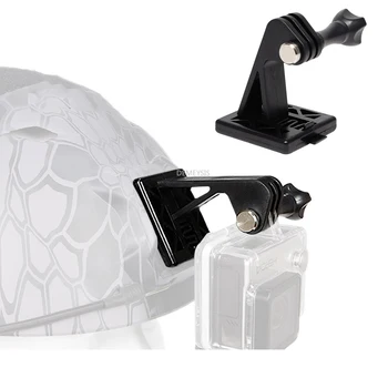 Кронштейн для крепления тактического шлема GoPro, Легкая база адаптера для шлема, Портативное фиксированное крепление для спортивной камеры, мобильного телефона Gopro