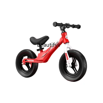 yj Маленький балансировочный автомобиль без педалей для мальчиков и девочек, раздвижной детский балансировочный велосипед
