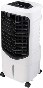 Компактный вентилятор и увлажнитель CFM, портативный испарительный охладитель воздуха для помещений, (белый)
