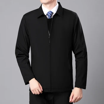 Весна и осень, Новая деловая повседневная куртка с лацканами, мужское молодежное весенне-осеннее пальто, Корейская версия тренда