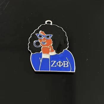 Модный подарок с подвеской в виде буквы ZPB для вечеринки с металлической девушкой на заказ