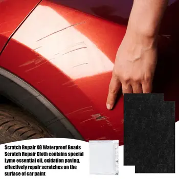 Универсальная Ткань Для Удаления Автомобильных Царапин Многофункциональная Портативная Ткань Для Ремонта Царапин Nano Sparkle Car Scratch Eraser Для Всех Автомобилей
