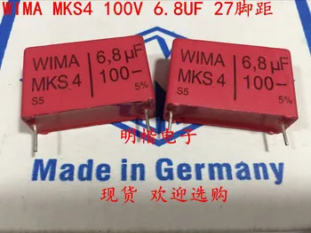 Бесплатная доставка 2шт/5шт WIMA Германия конденсатор MKS4 100V 6.8МКФ 685 100V 6U8 P = 27.5 мм