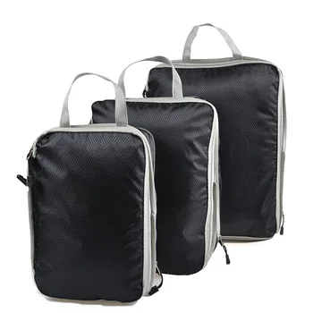 Дорожная сумка для хранения Сжимаемых упаковочных кубиков Складной Водонепроницаемый дорожный чемодан из нейлона Портативный С органайзером для багажа в сумочке