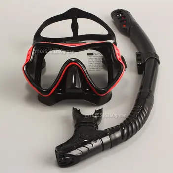 JSJM Новая Профессиональная маска для подводного плавания с трубкой, Очки для подводного плавания, Набор трубок для подводного плавания, Маска для подводного плавания для взрослых Унисекс
