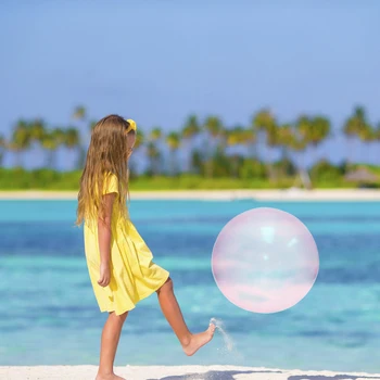 Надувной шар-пузырь для взрослых и детей, наполненный водой шар-игрушка для пляжа, сада, вечеринки у бассейна, водных видов спорта