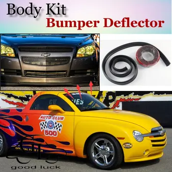Для Chevrolet SSR Бампер для губ /Car Lip Shop Спойлер для тюнинга автомобиля/Автомобильная юбка для губ Обвес + Полоска