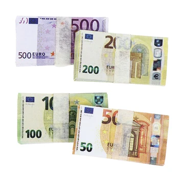 20 шт. /компл. мини-банкнота Миниатюрная модель Миниатюрные аксессуары 1/12 Мини-доллара Карманный кукольный домик Игрушка-симулятор Евро